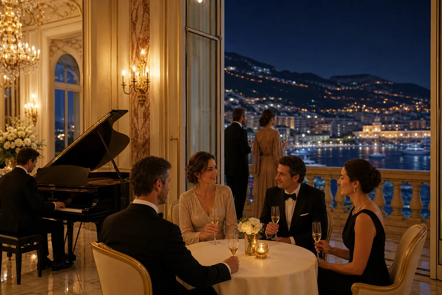 Wieczór w stylu Monte Carlo — stół ruletkowy w ekskluzywnej aranżacji